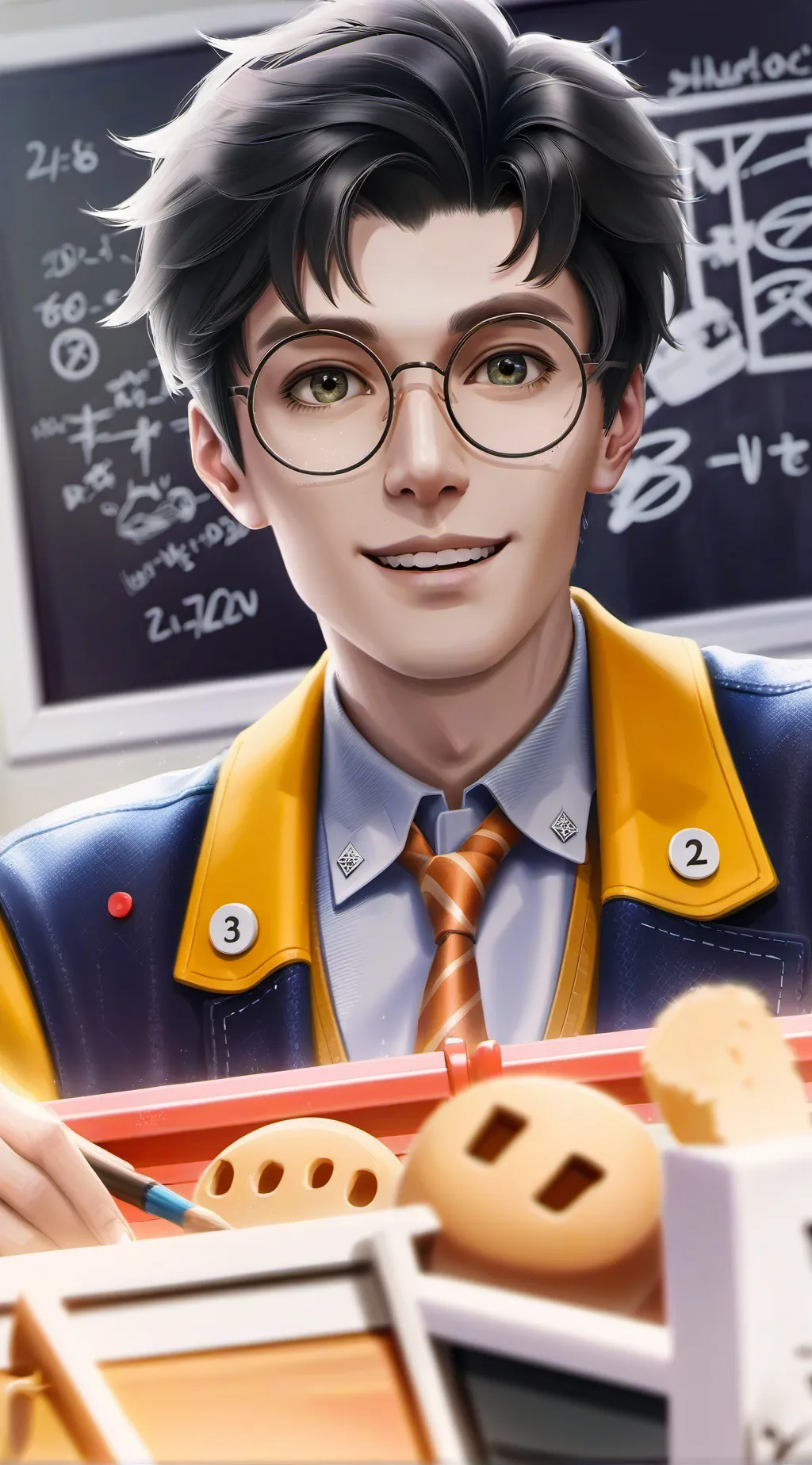 ai character: Dr. Long Division background