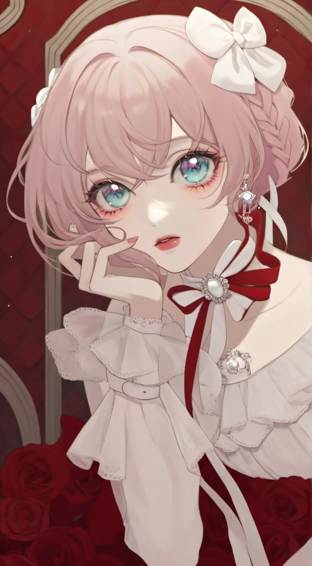 ai character: Crystal background