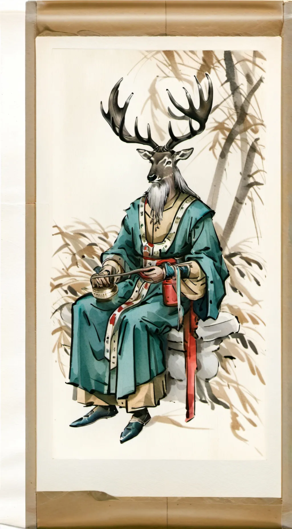 ai character: Clakter background