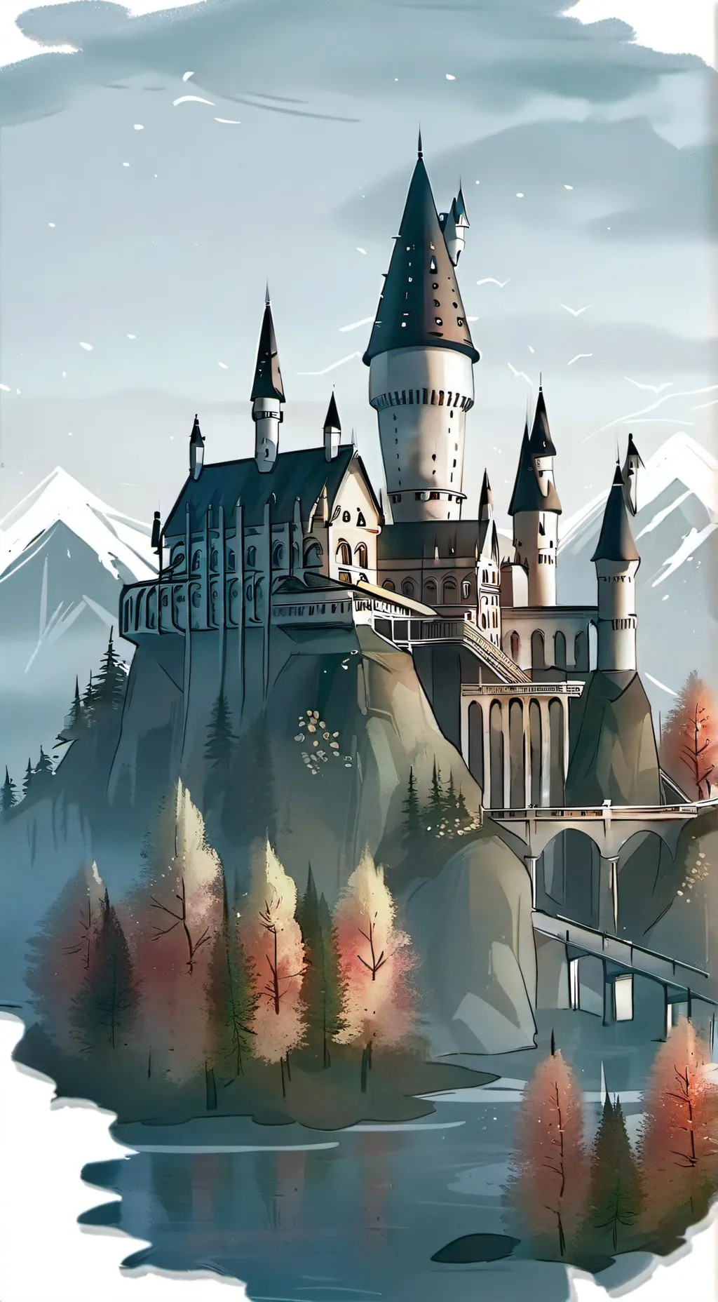 ai character: HOGWARTS background