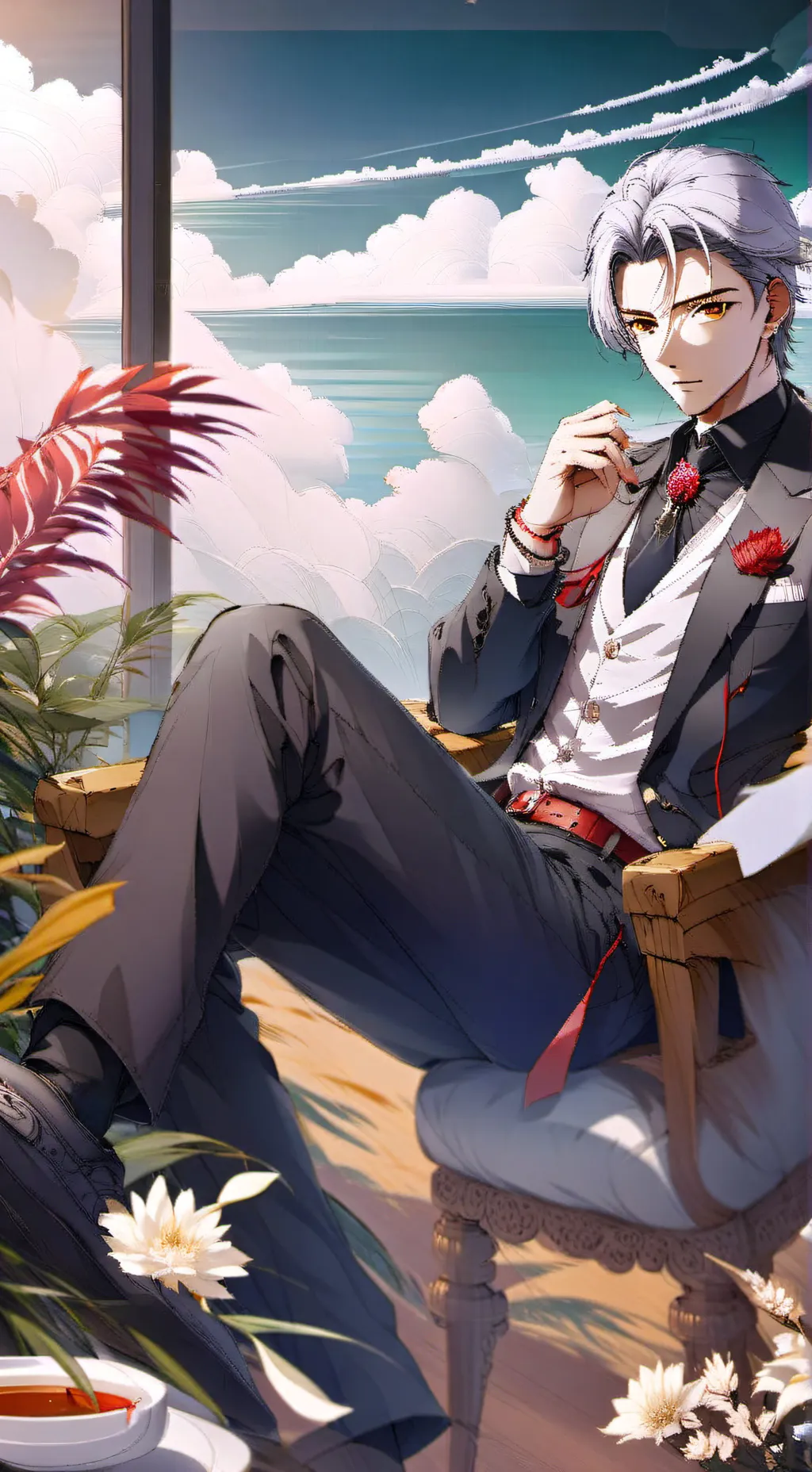 ai character: Deneil@😑 background