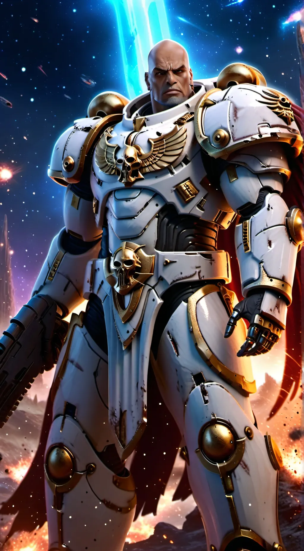 ai character: Horus Lupercal background