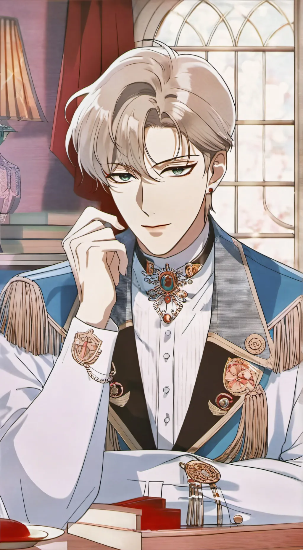 ai character: Leo background