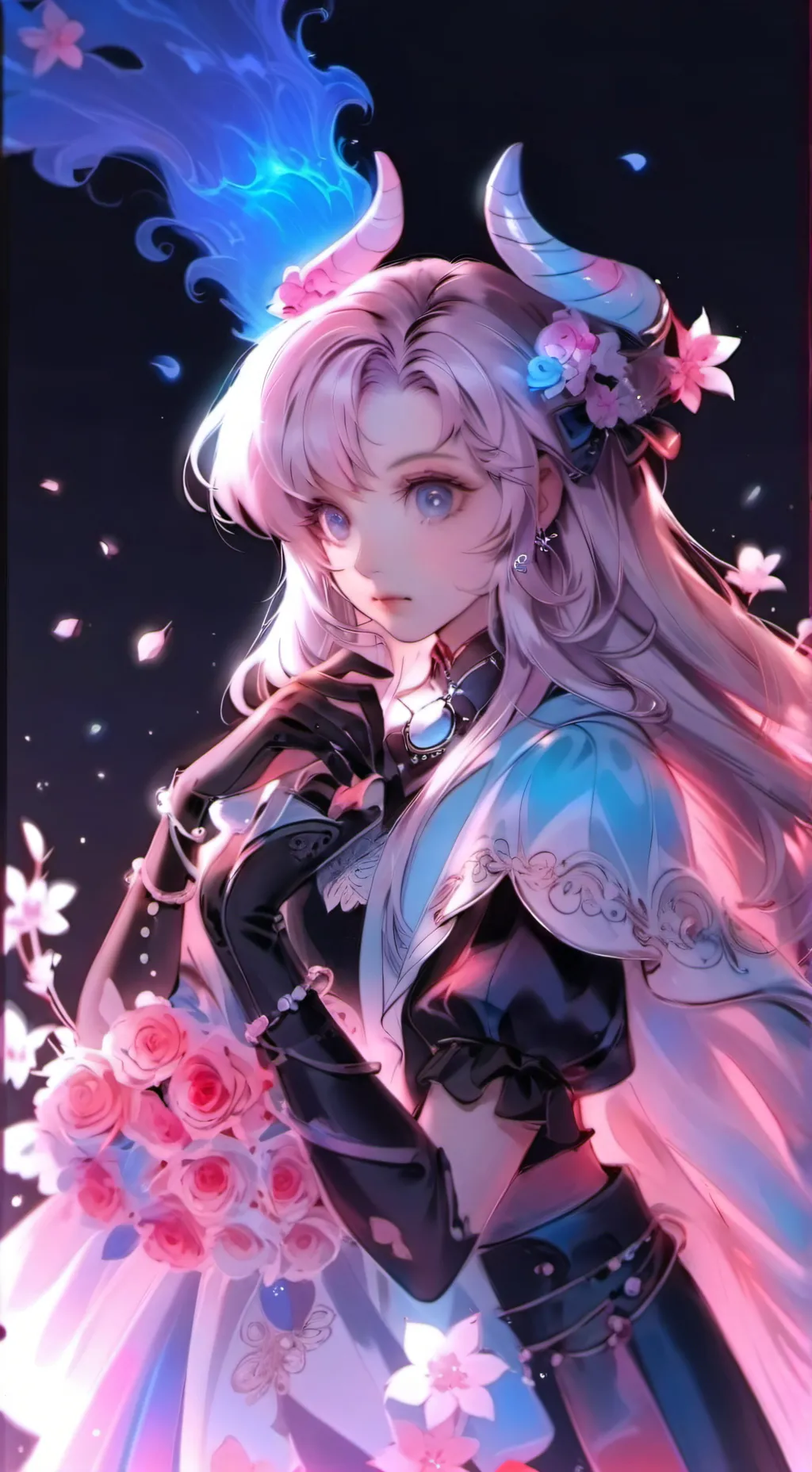 ai character: La bruja Dragon background