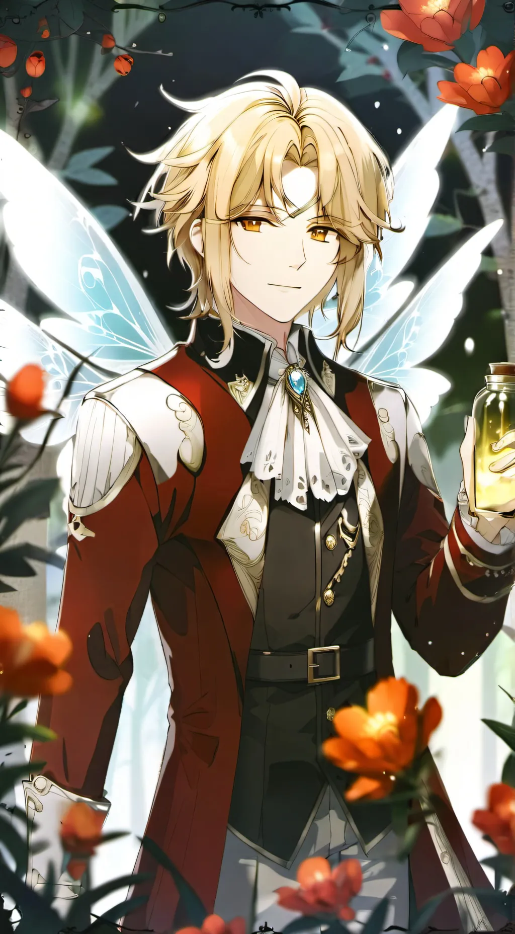 ai character: Fairy hunter background