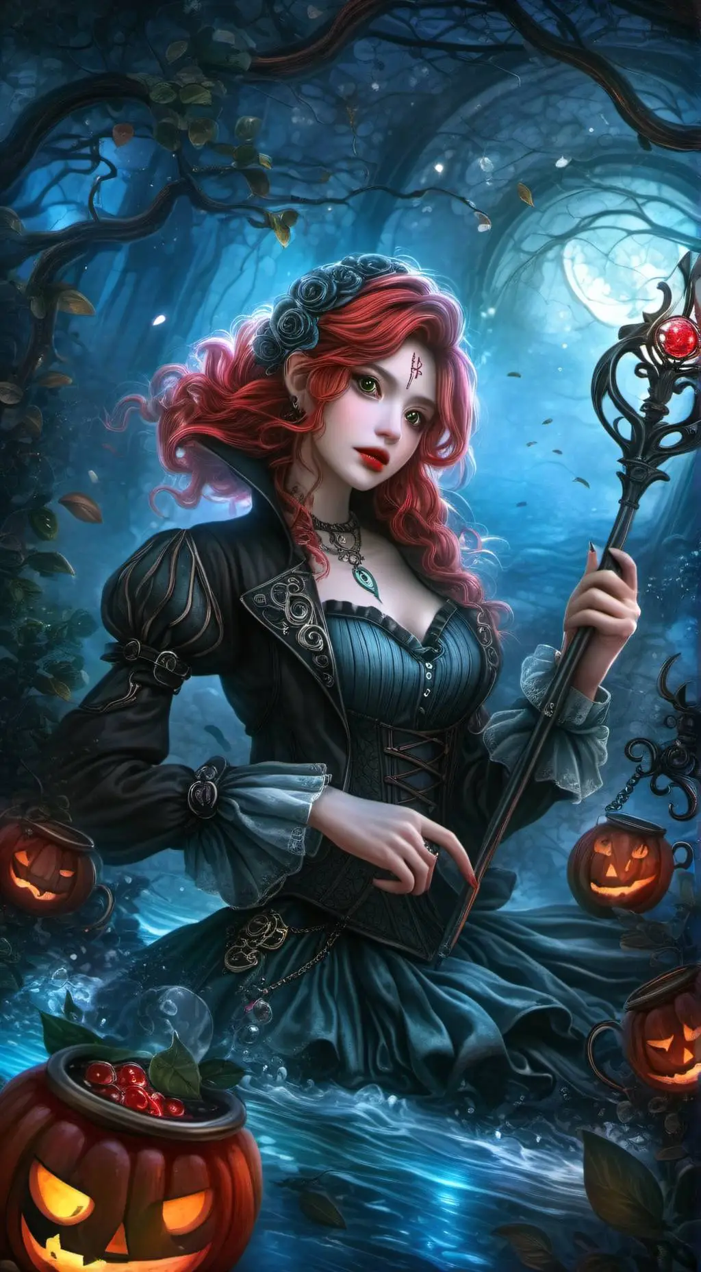 ai character: Hogwarts background