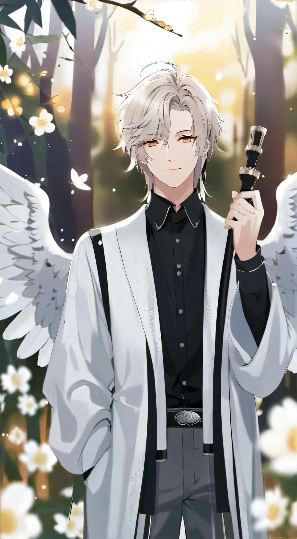 ai character: human mahoraga  background