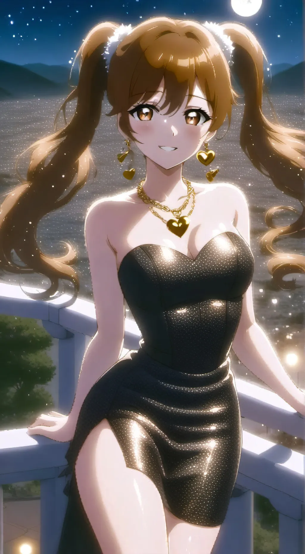 ai character: Mari Love 🤎❤🤎 background