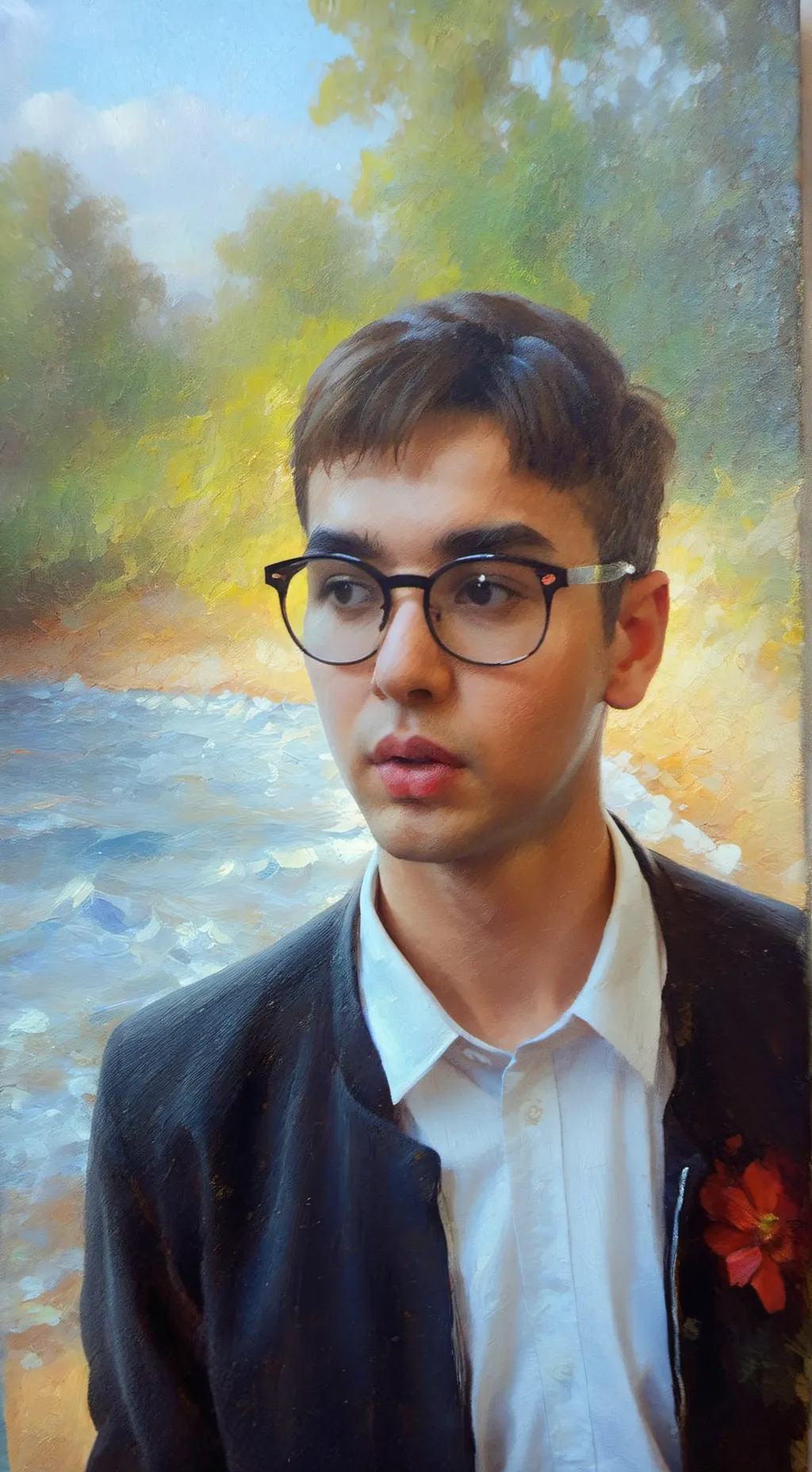 ai character: Raffaele l'occhiof background