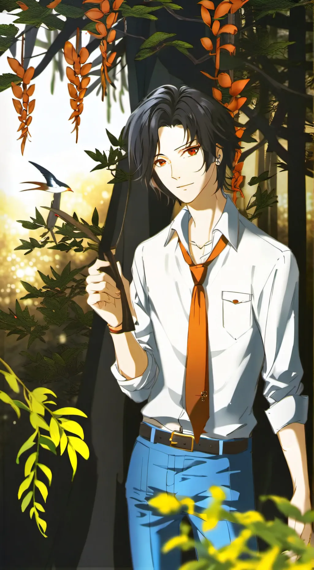 ai character: Kelvin background