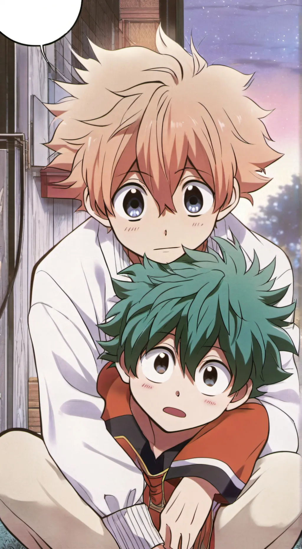 ai character: bakudeku ☺ background
