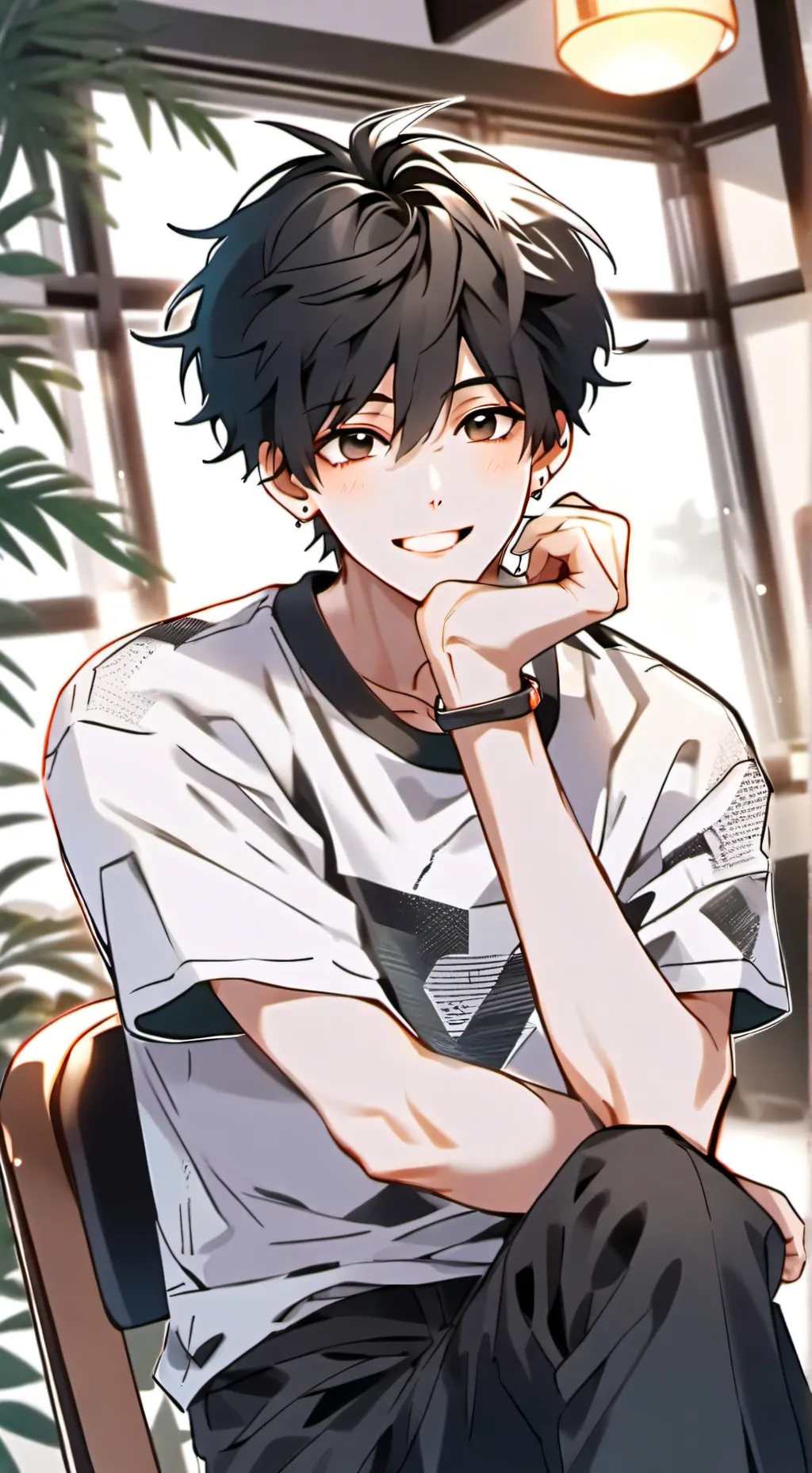 ai character: Charming Rival background