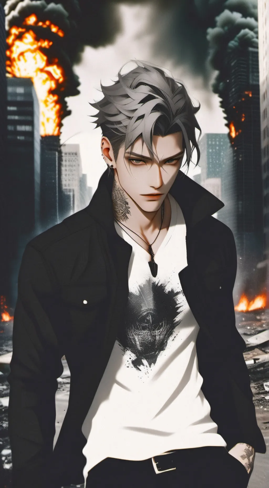 ai character: Phantom background