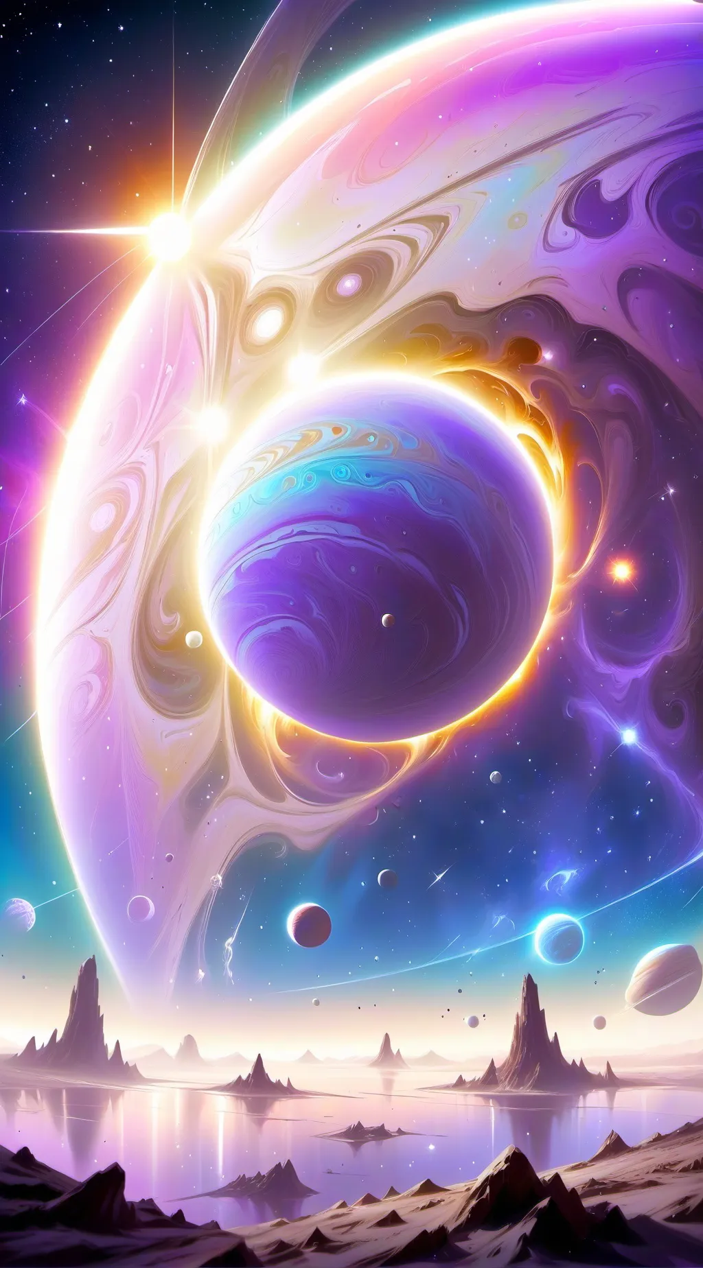 ai character: Solar balls (2) background
