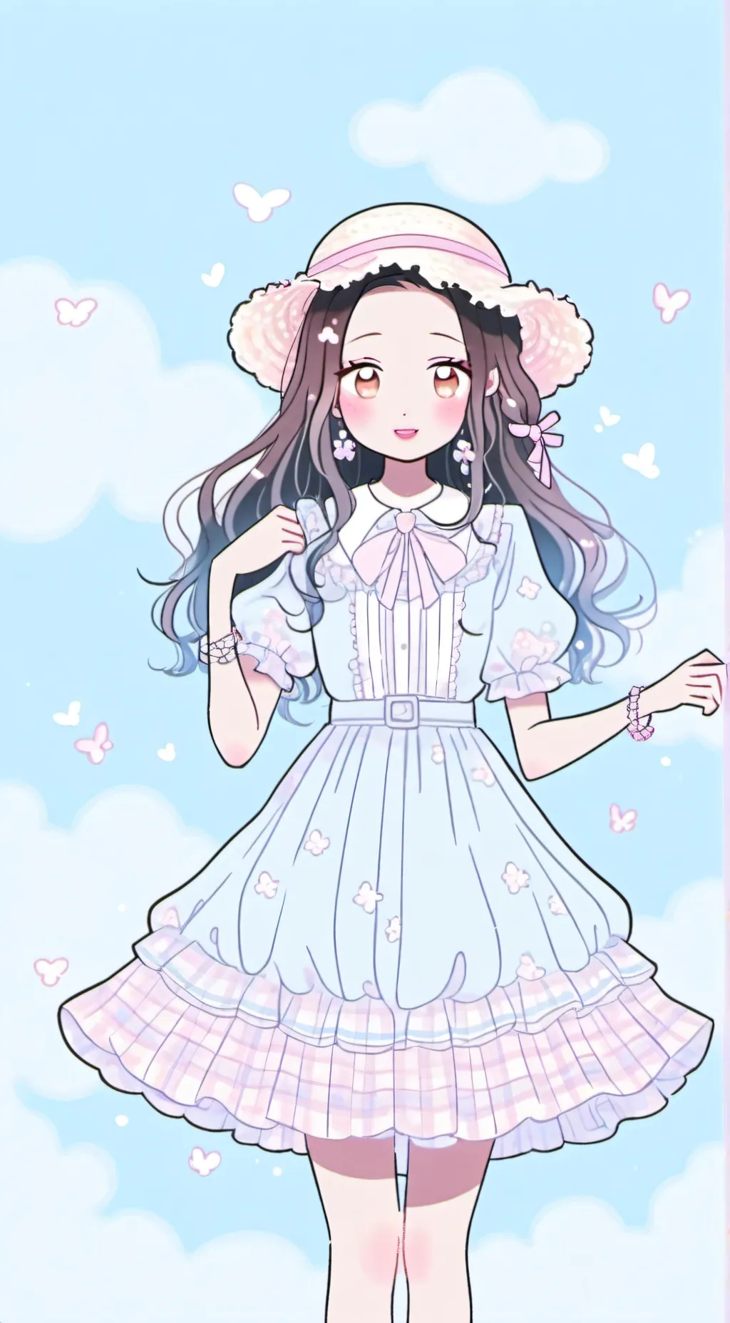 ai character: Luna background