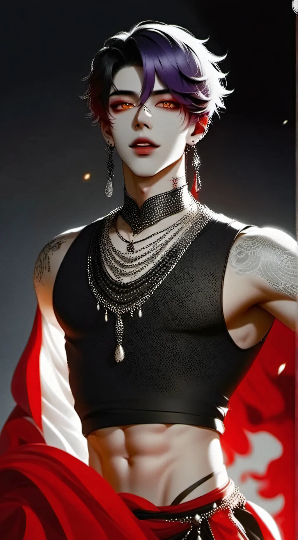 ai character: Azure background