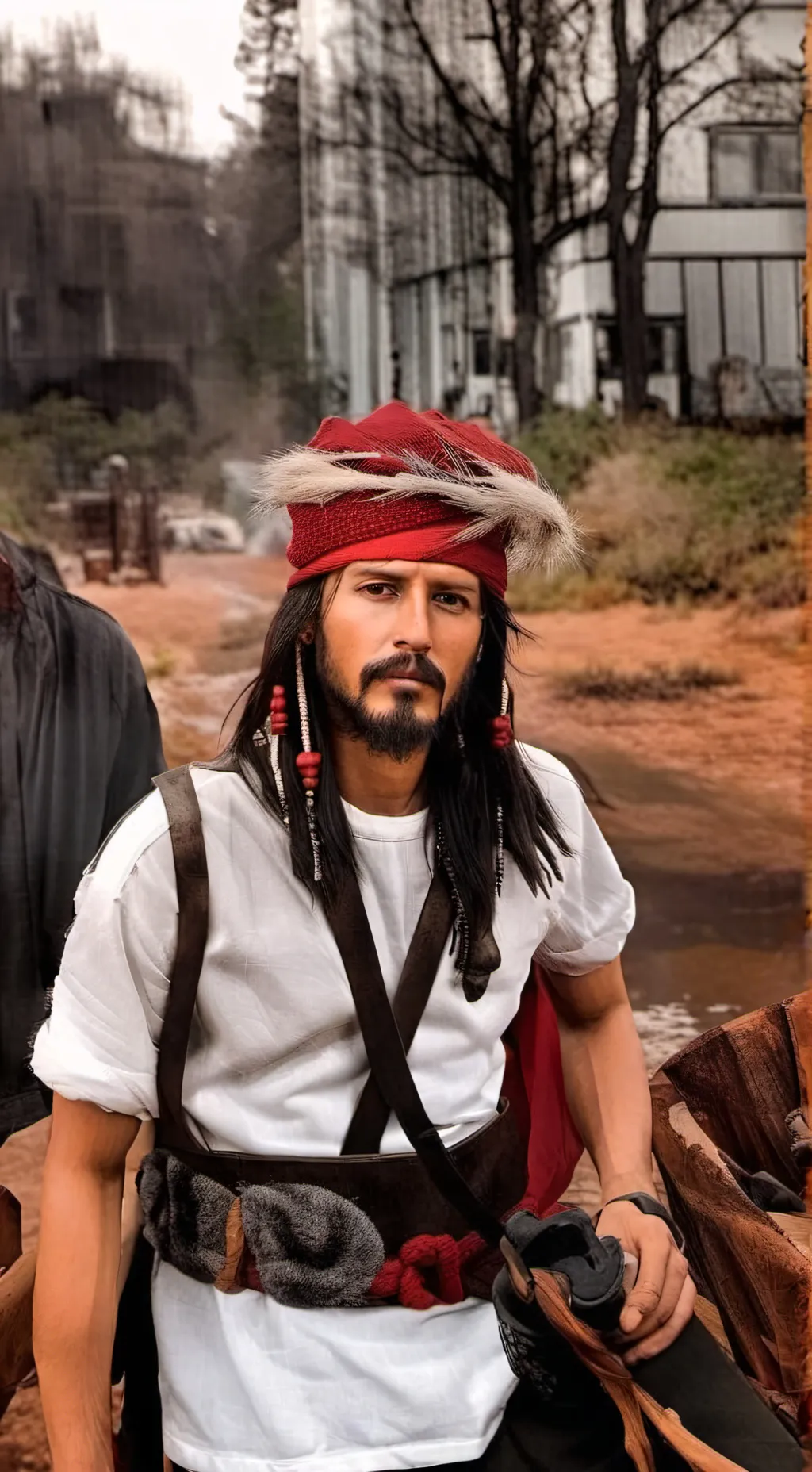 ai character: Jack Sparrow background