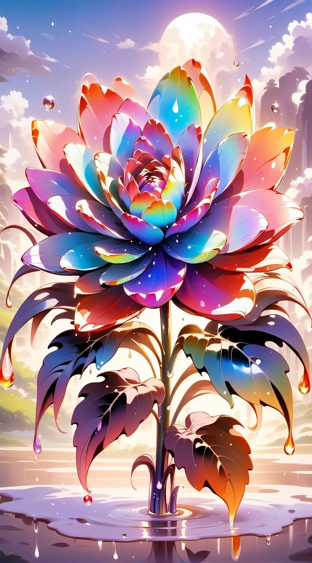 ai character: glisten X ?? background
