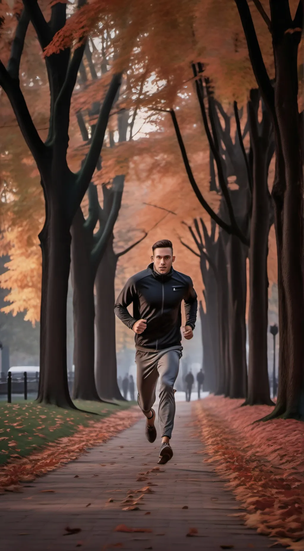 ai character: running for girls background