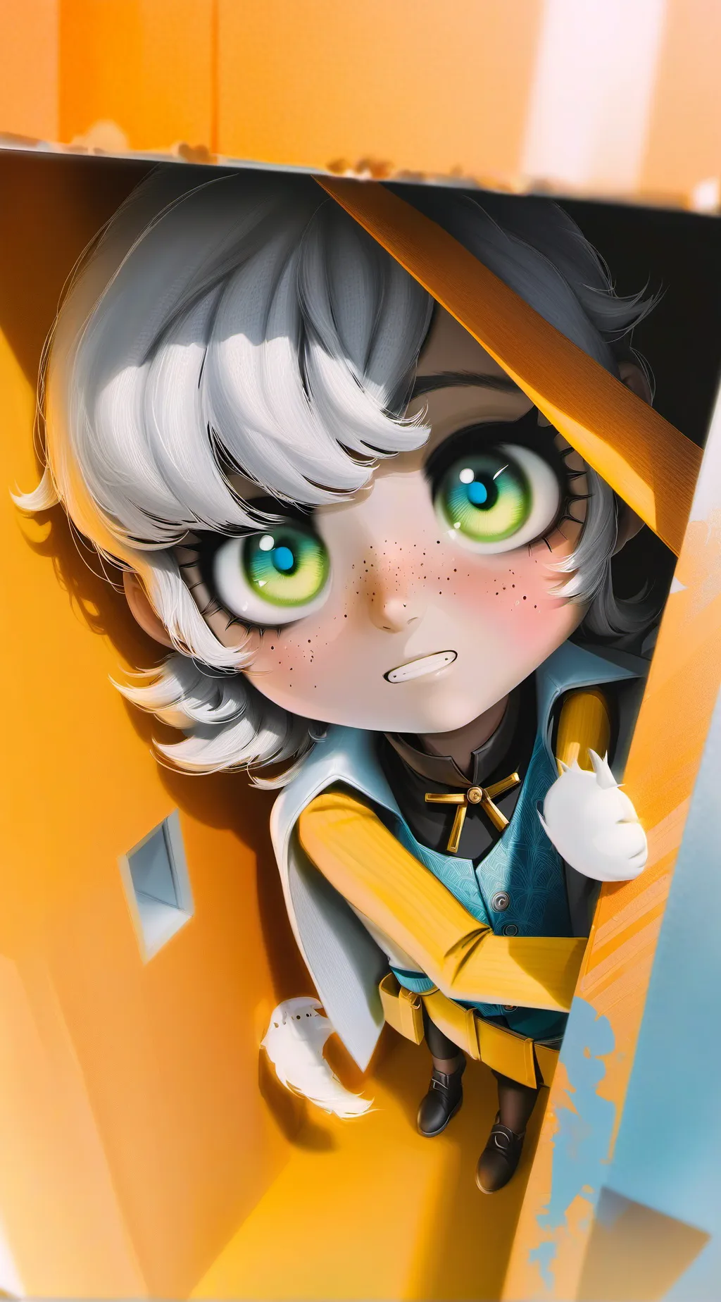 ai character: oilrose kid background