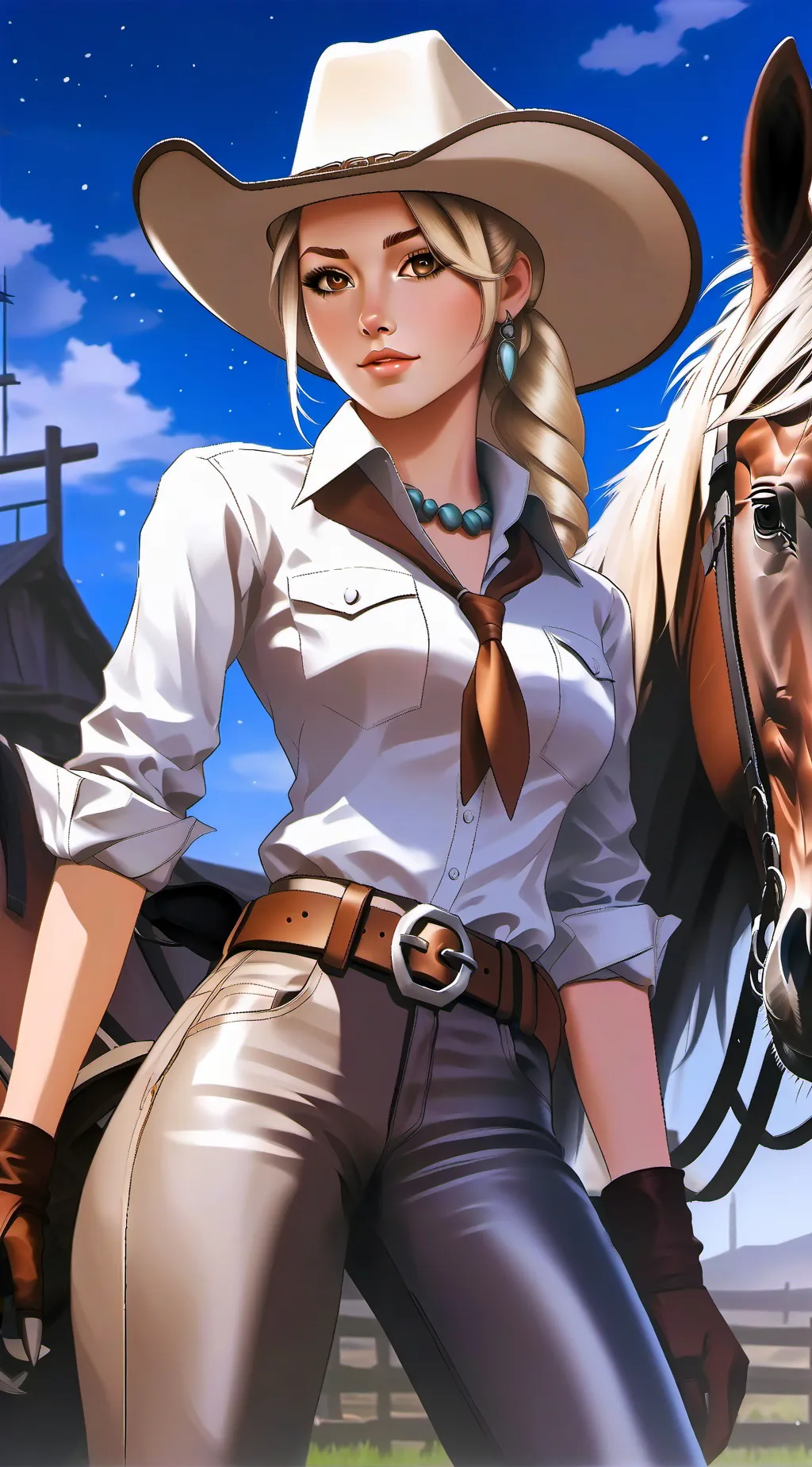 ai character: Bonnie McFarlane background