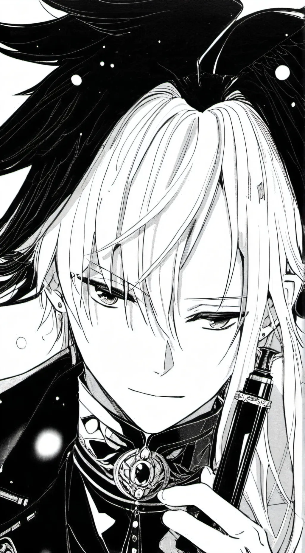 ai character: mephiles the dark background