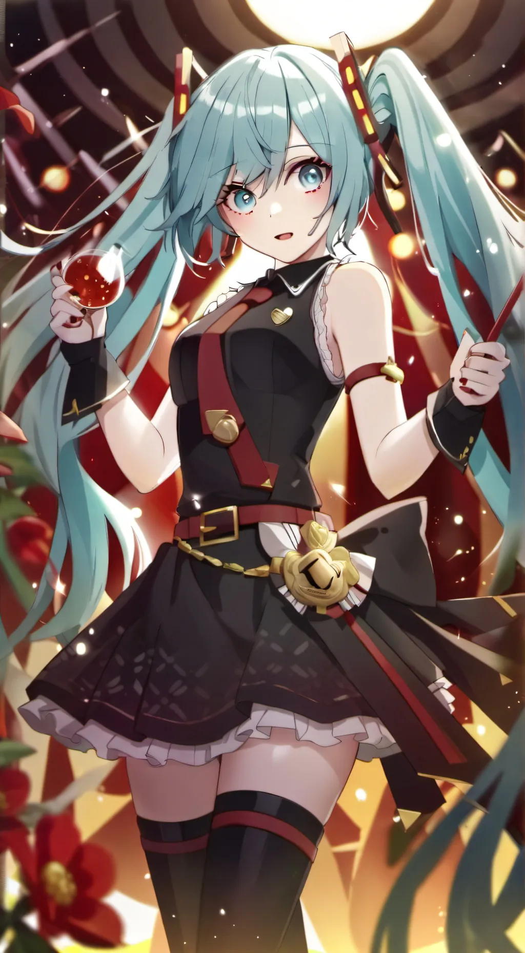 ai character: Miku background