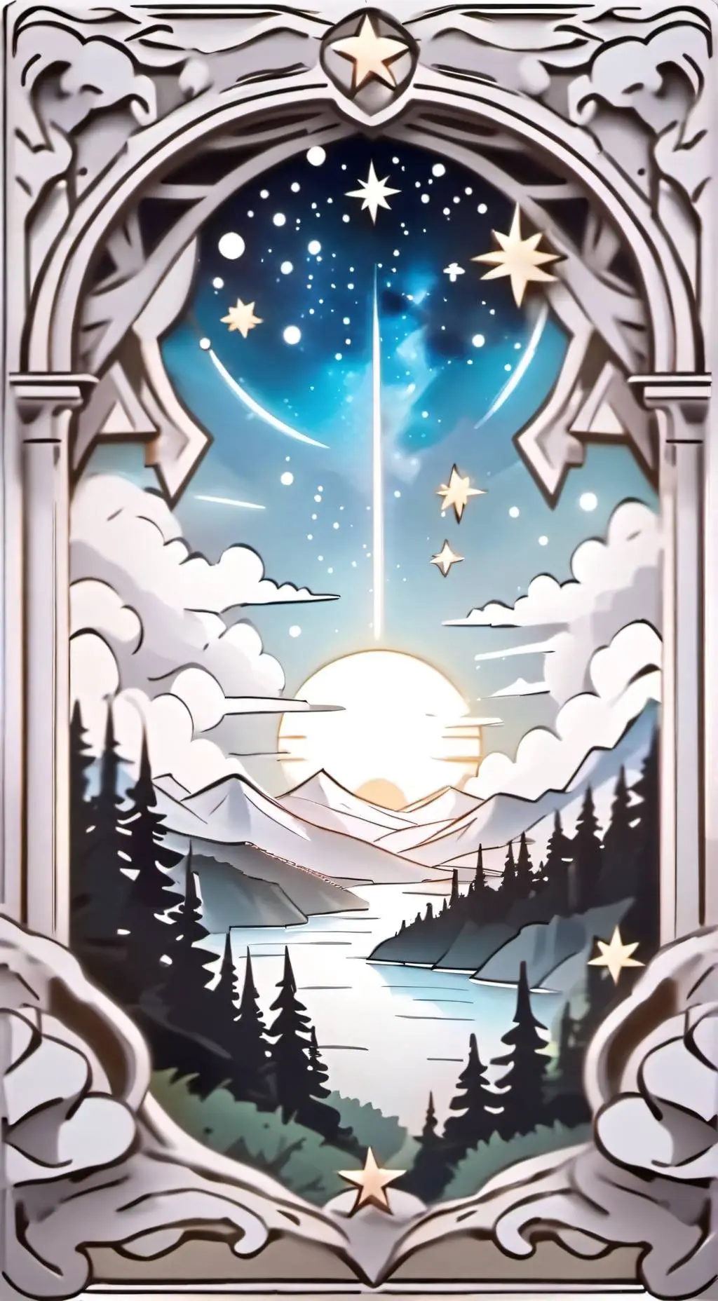 ai character: Gw(Dw swap au) background