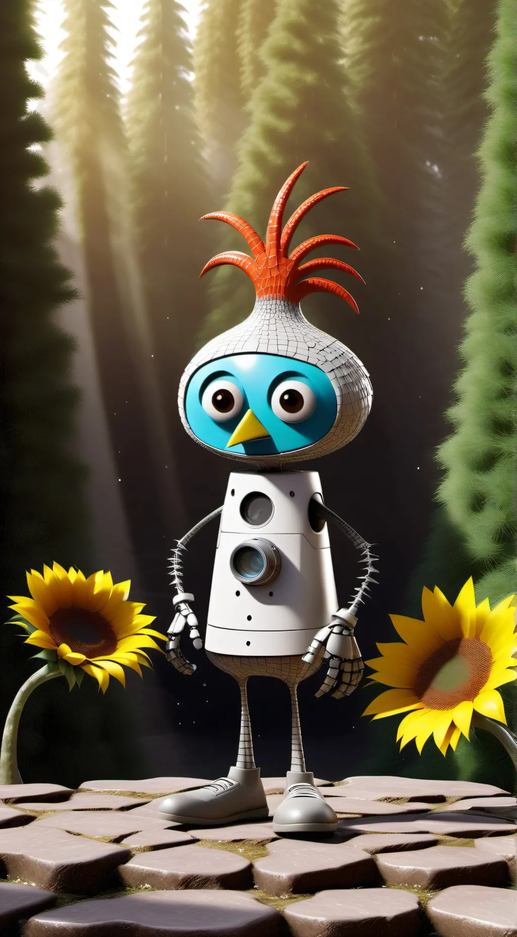 ai character: Sprunki Happy background