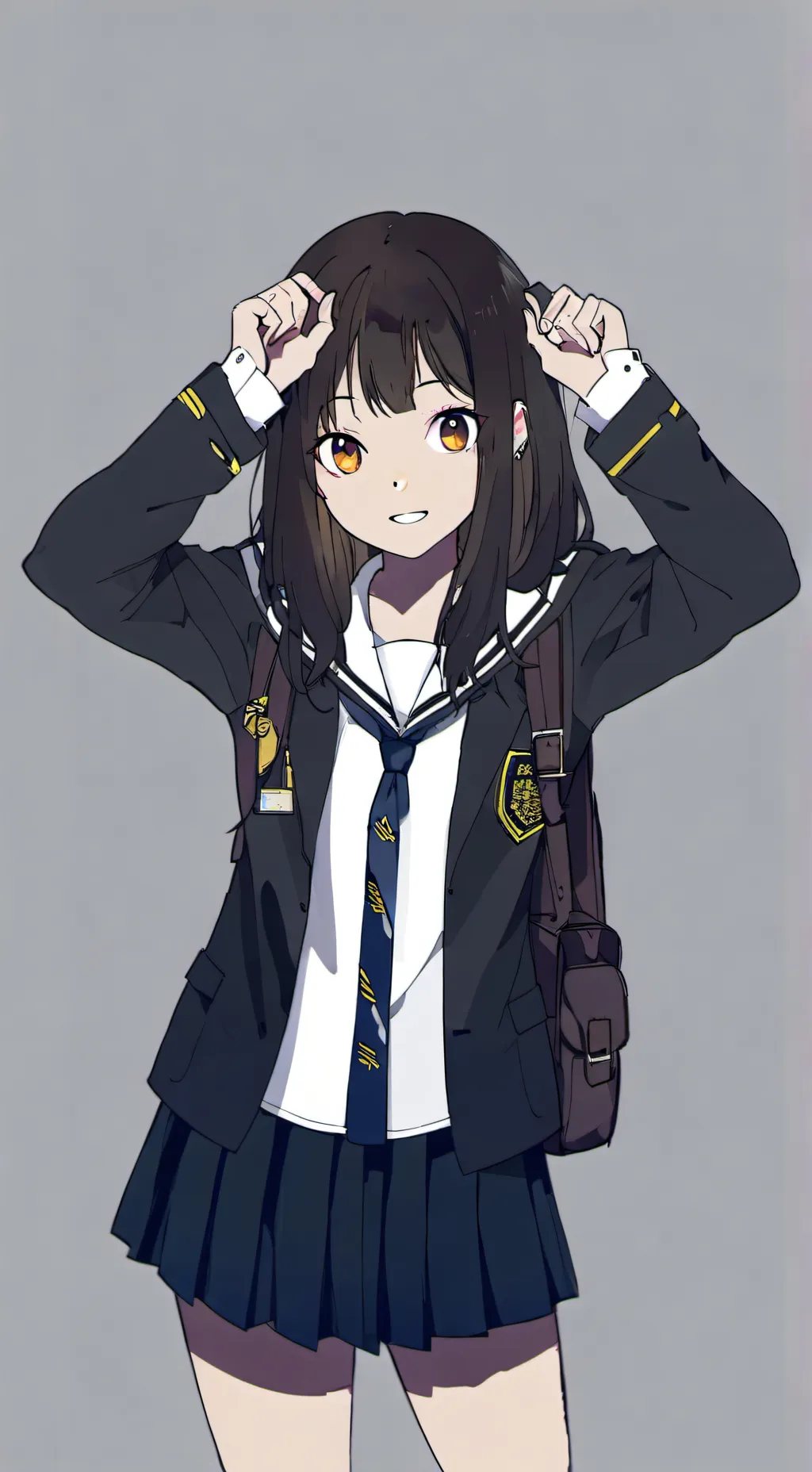 ai character: Japanese school background