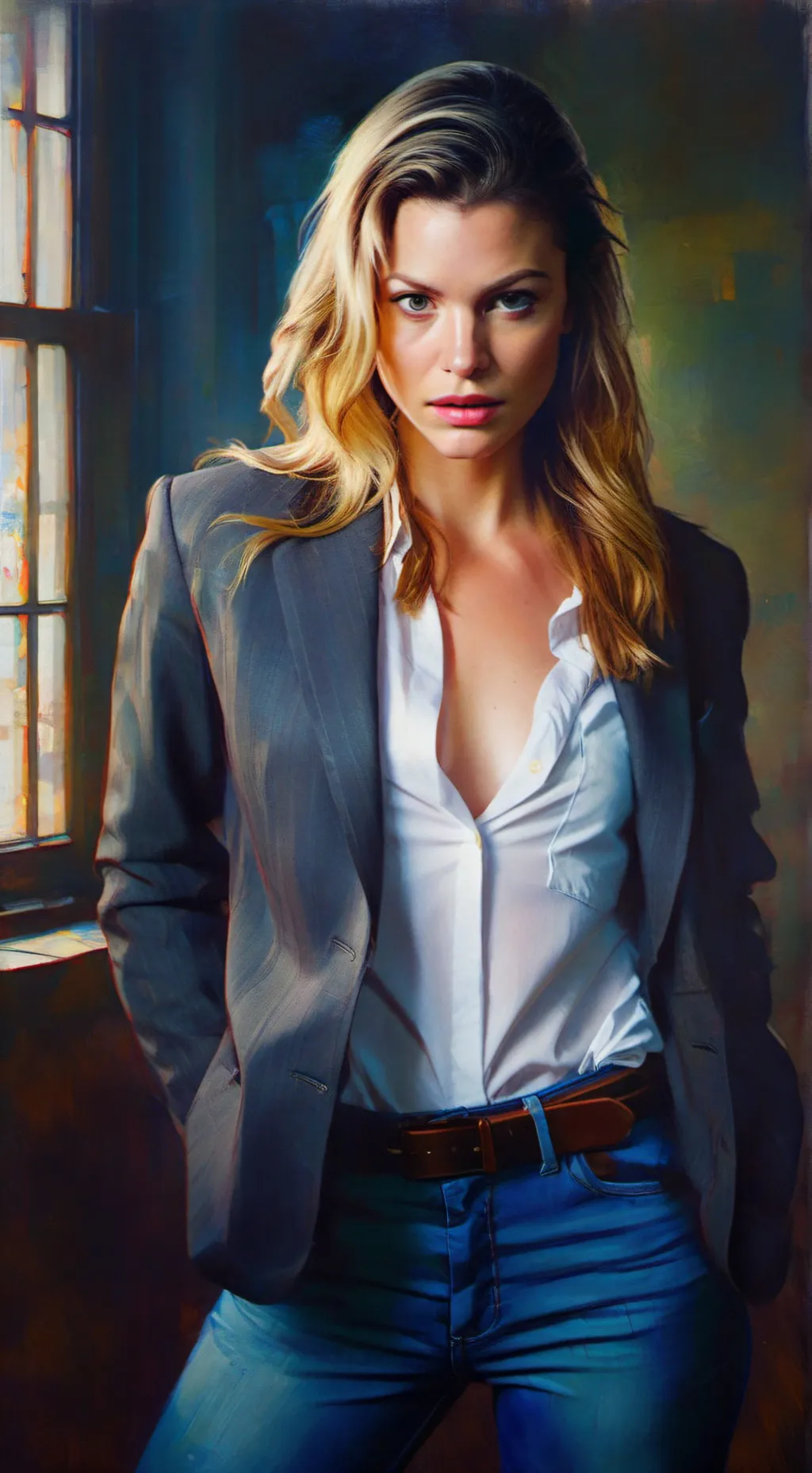 ai character: Nora Blake background