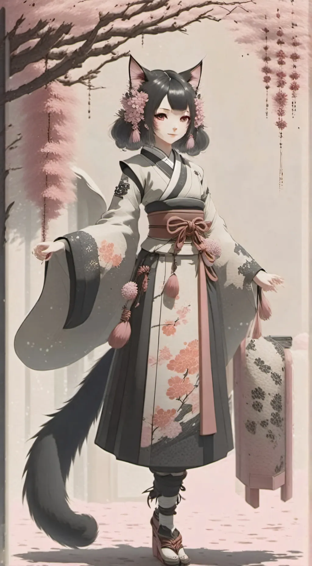 ai character: Senpai background