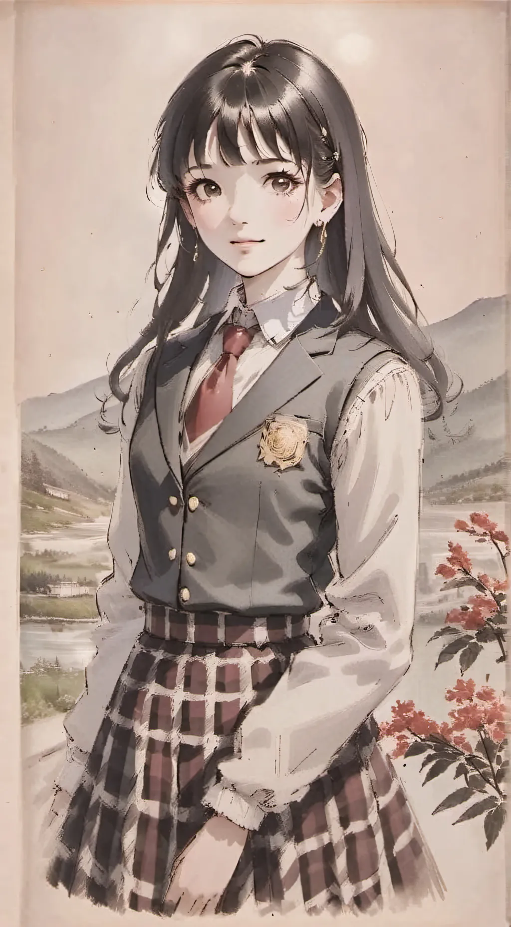 ai character: ámbar  background