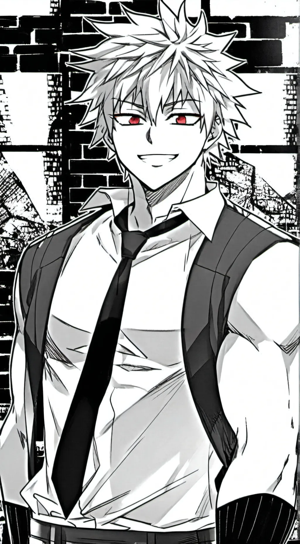 ai character: ☆Katsuki bakugo☆ background