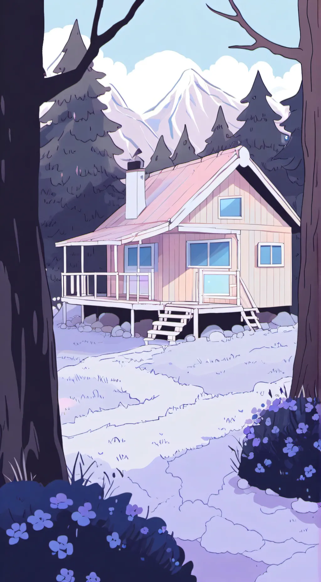 ai character: Avengers cabin background