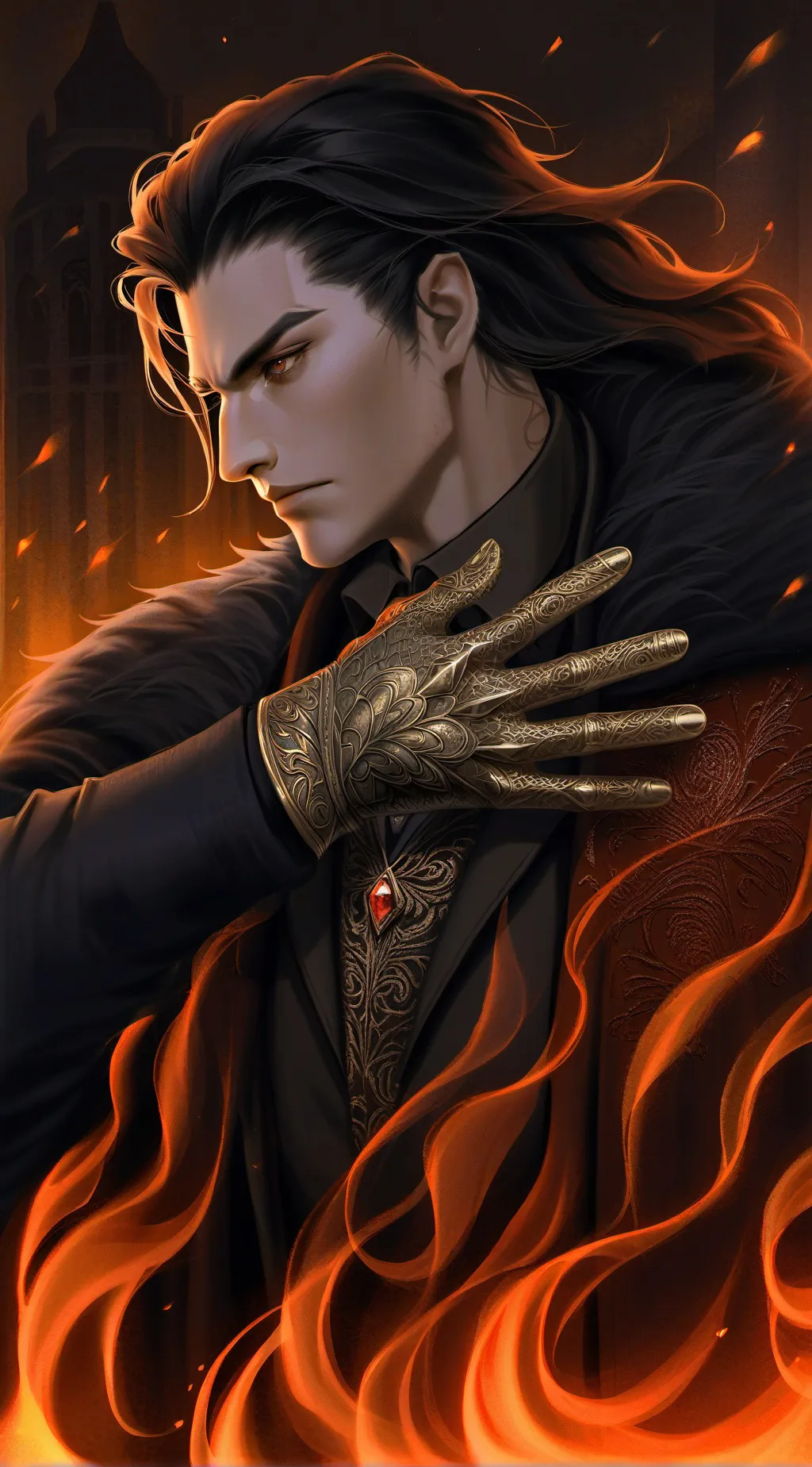 ai character: Caesar  background