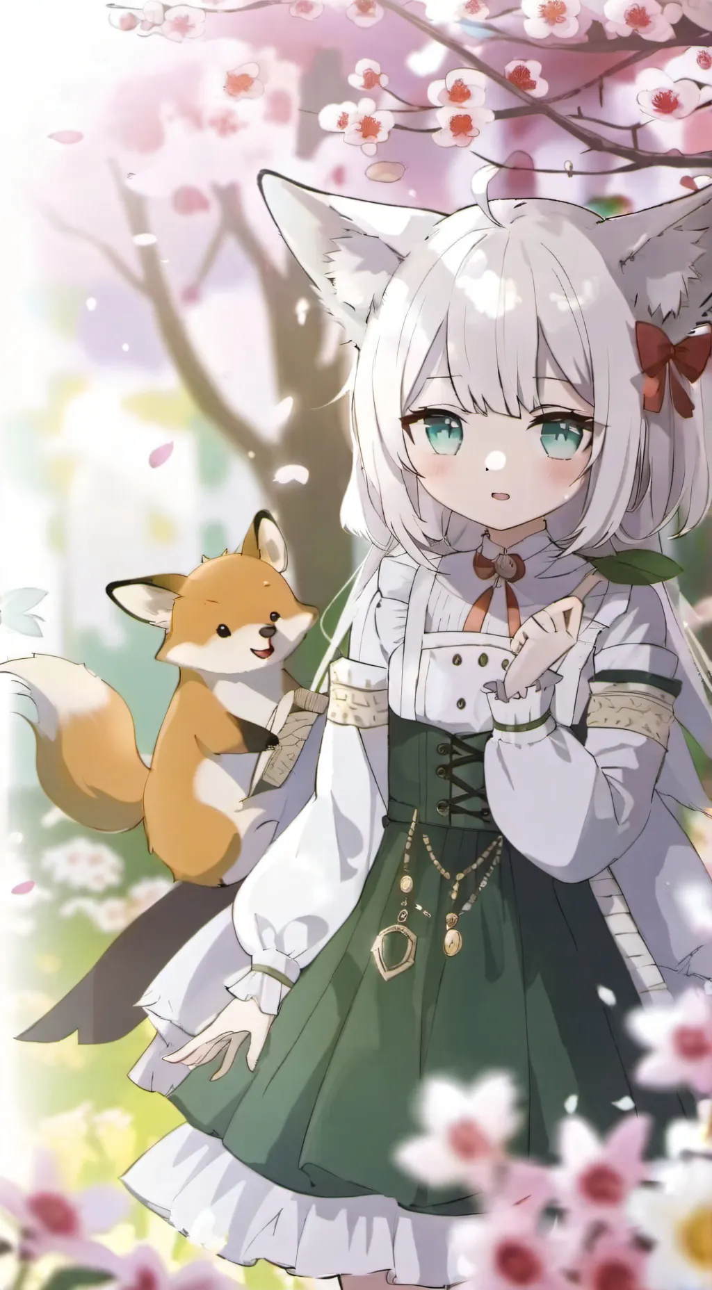 ai character: Lilac  background