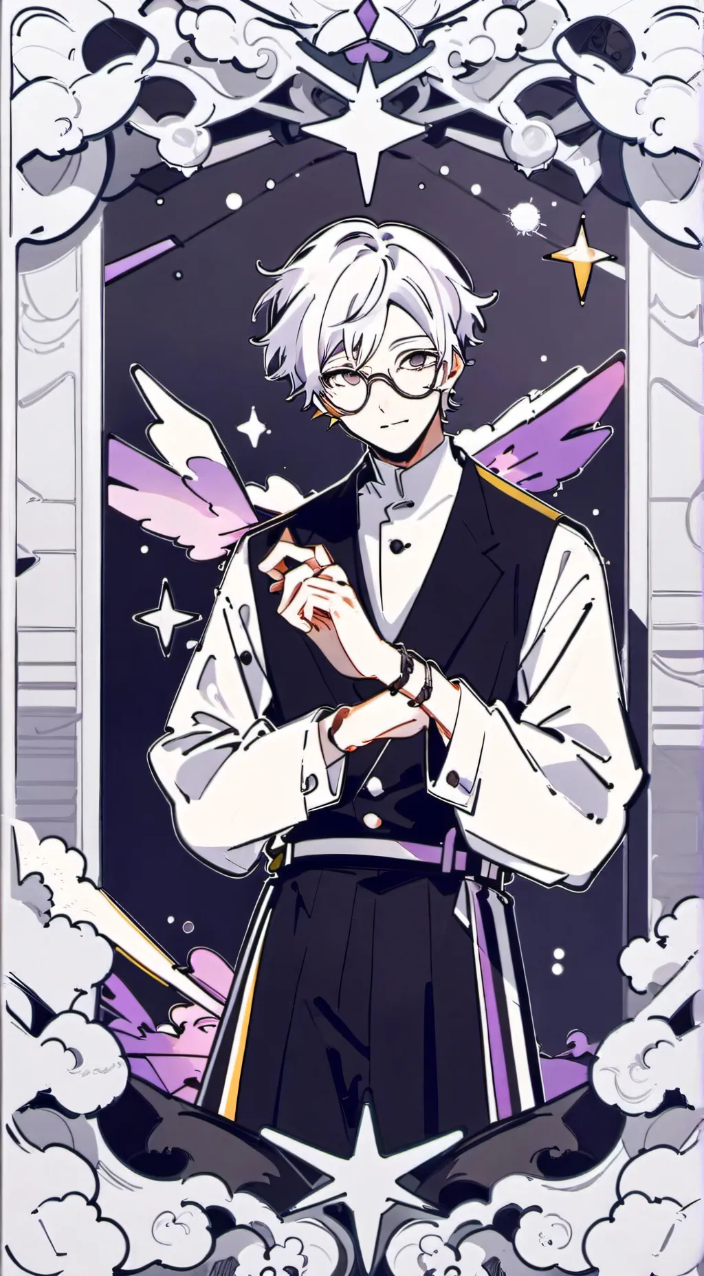 ai character: boy become kille# background