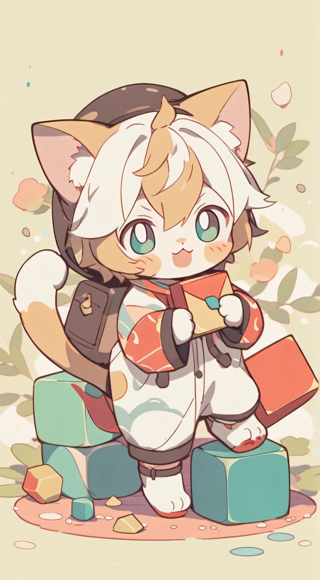 ai character: my ocz ＼(^^)／ background