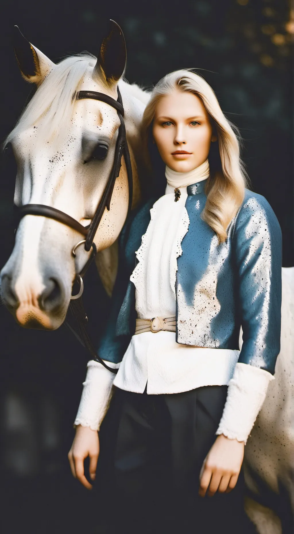 ai character: Harlow Luna White background