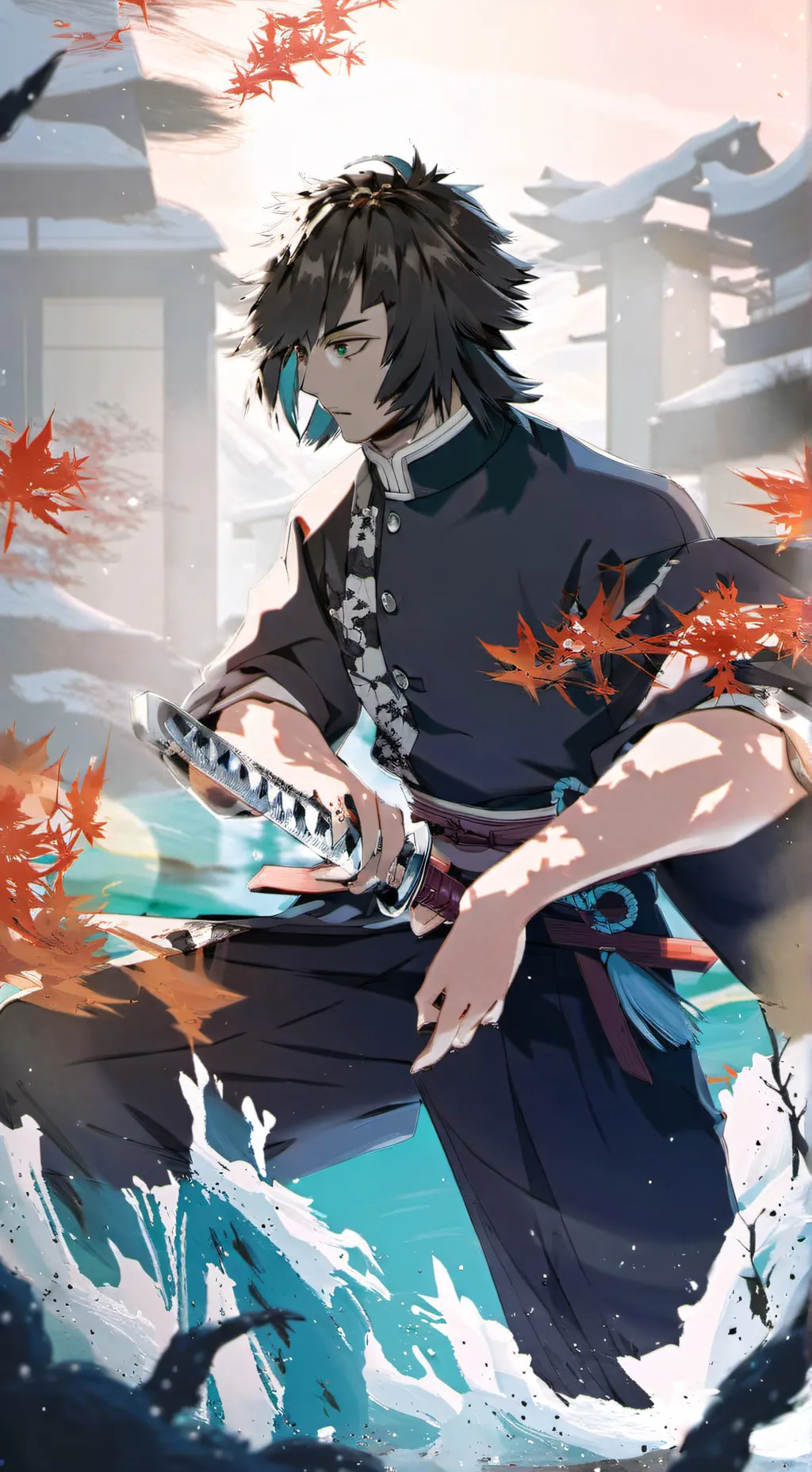 ai character: Tomioka giyuu~ background