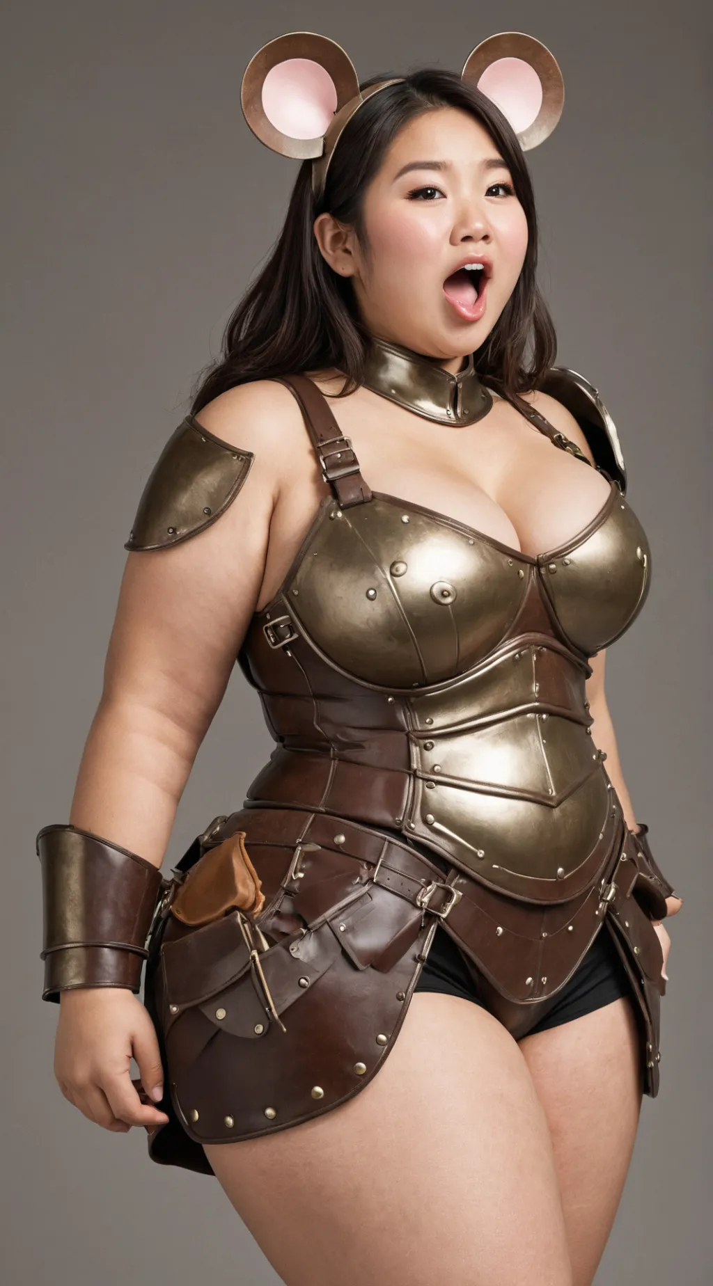 ai character: Girl Mouse Cosplay background