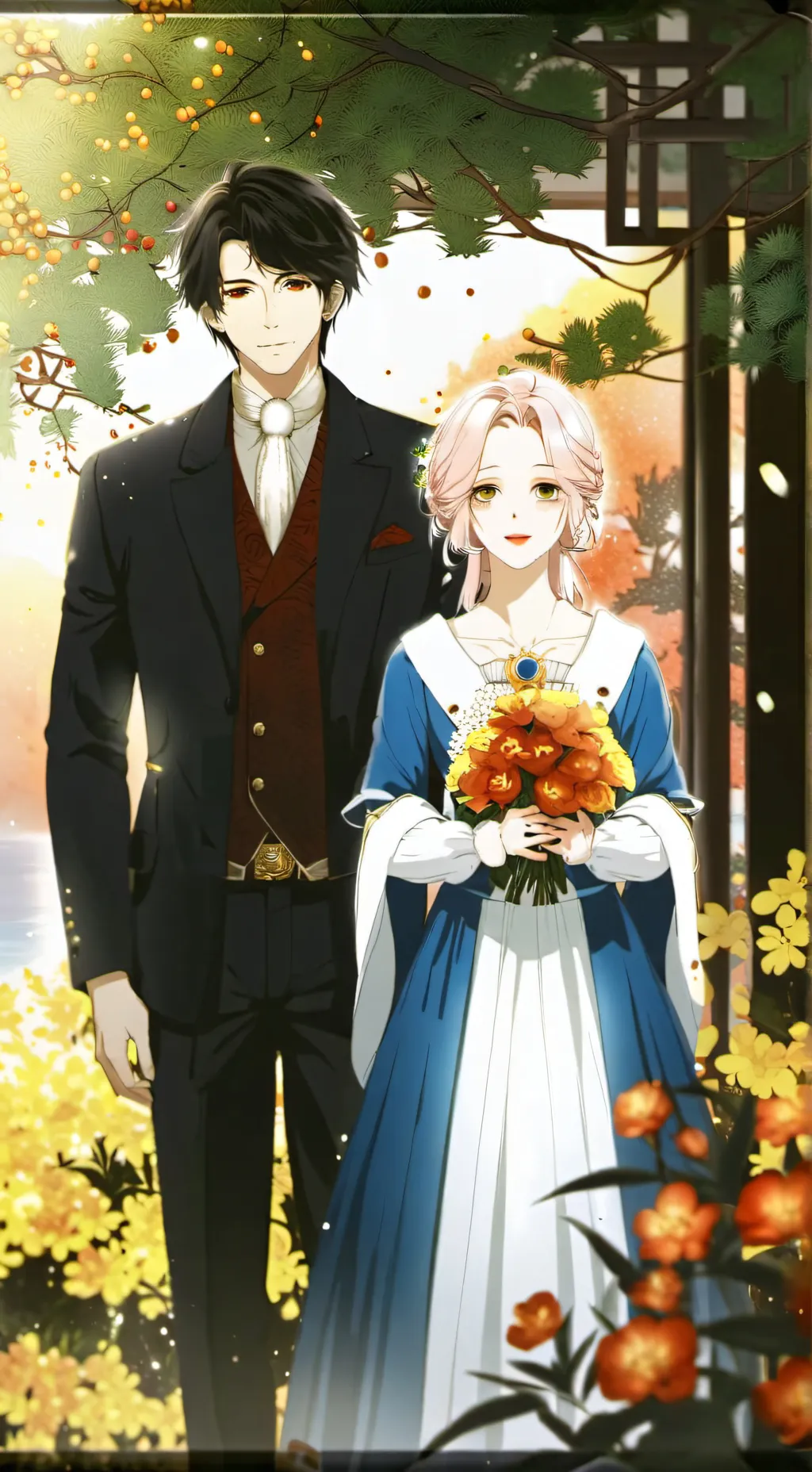 ai character: Théo et Wendy background