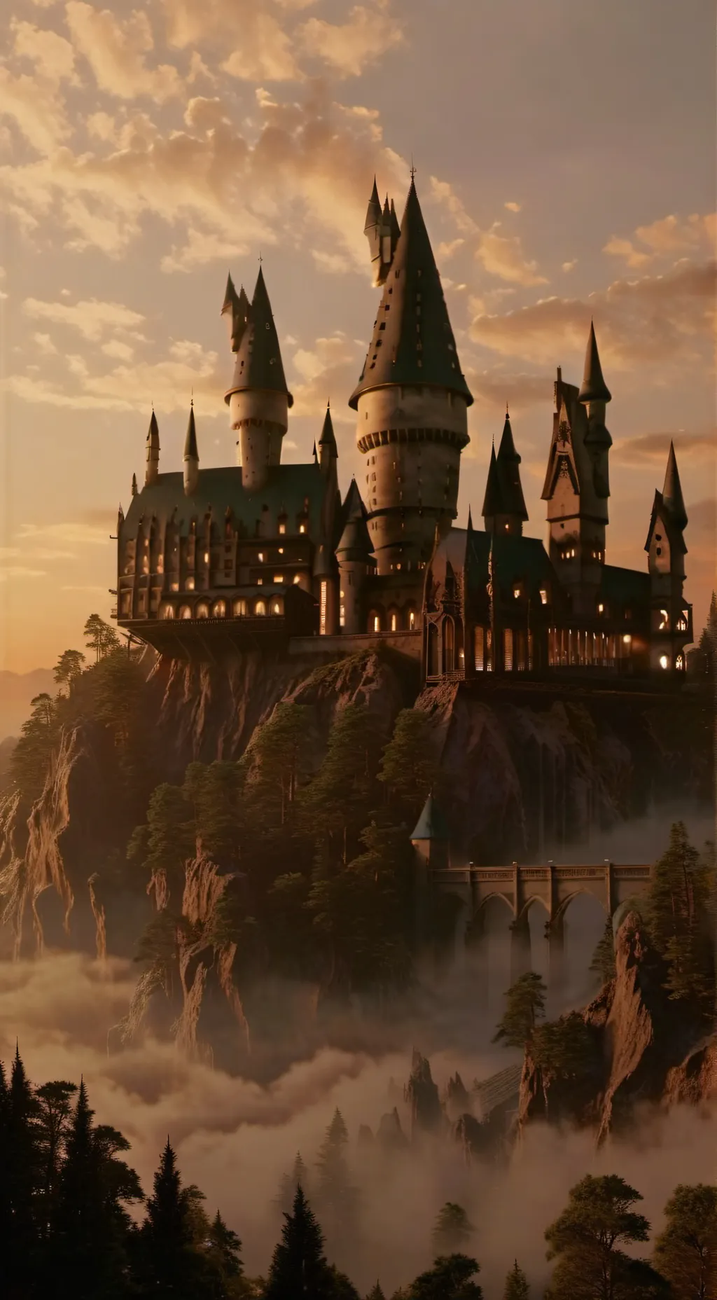 ai character: Hogwarts background
