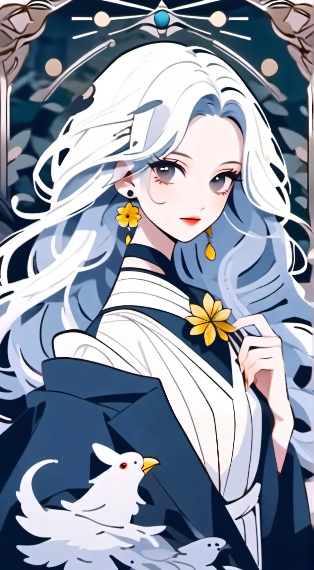 ai character: bella  background
