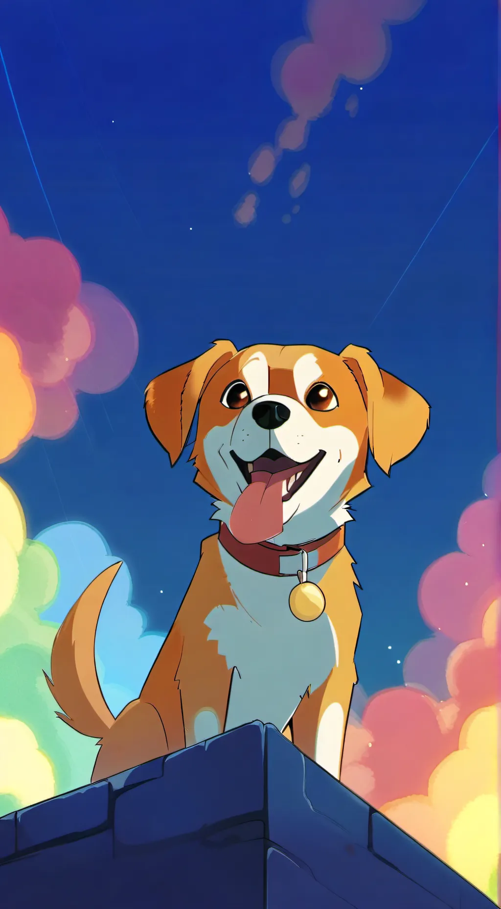 ai character: dogday background