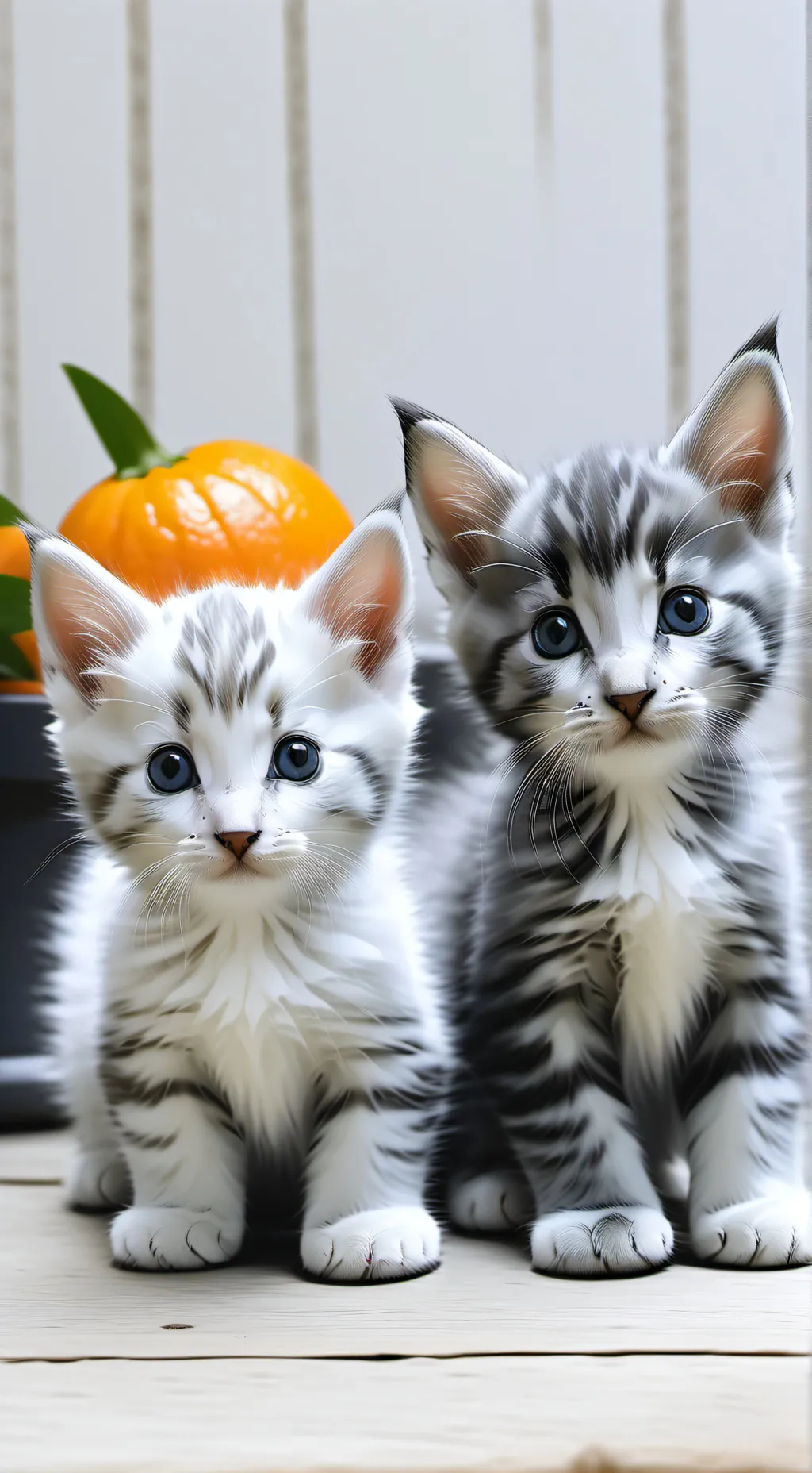 ai character: kitten siblings!! background