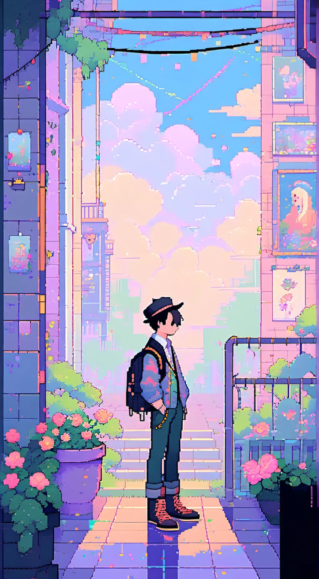 ai character: dandy's world game background