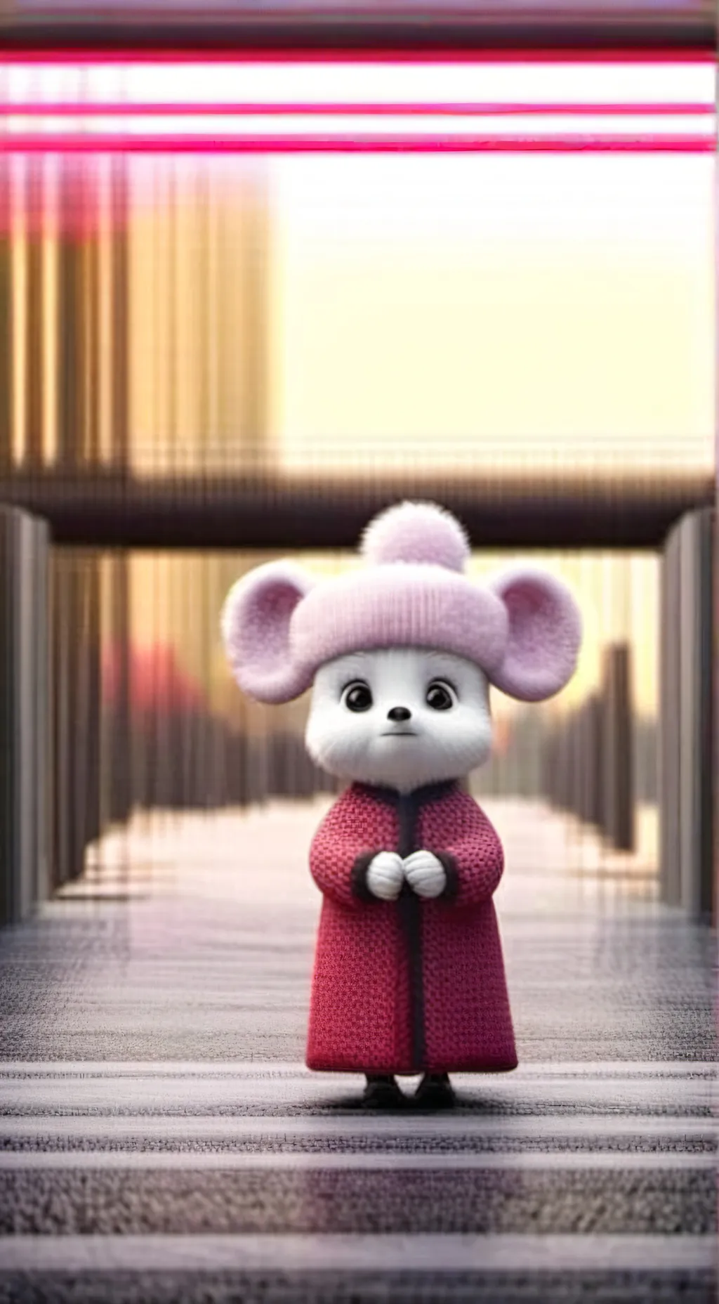ai character: Mouseeee background