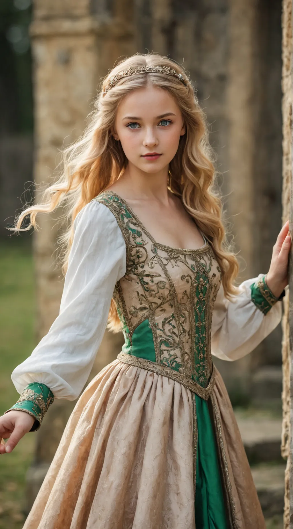ai character: Elizabeth  background